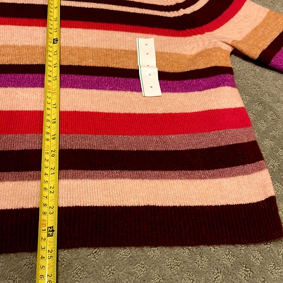 Maroon Striped Sweater - Picture 5 of 5